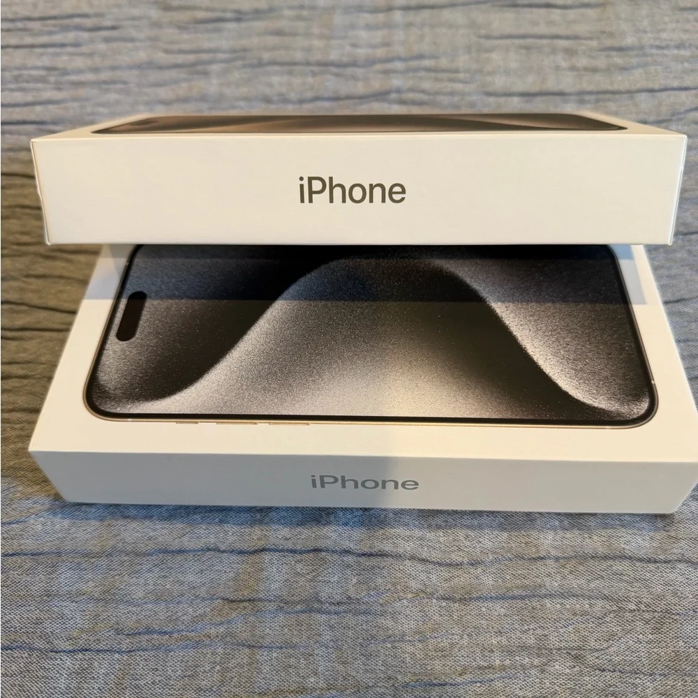 iPhone 15 pro max two boxes